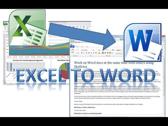 How to Write on Word from Excel using VBA