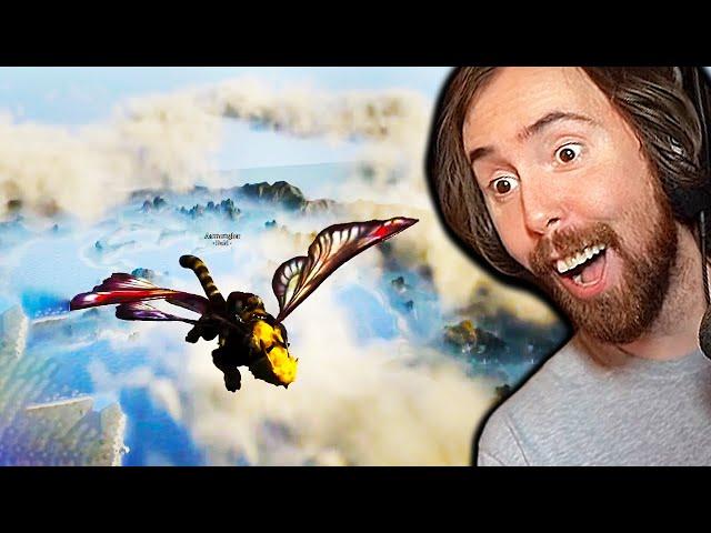 Flying in Ashes of Creation! Asmongold Explores a NEW MMO