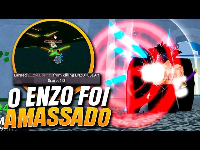 AMASSEI UM ENZO COM O MEU NOVO COMBO DE SPIDER NO BLOX FRUITS!!!