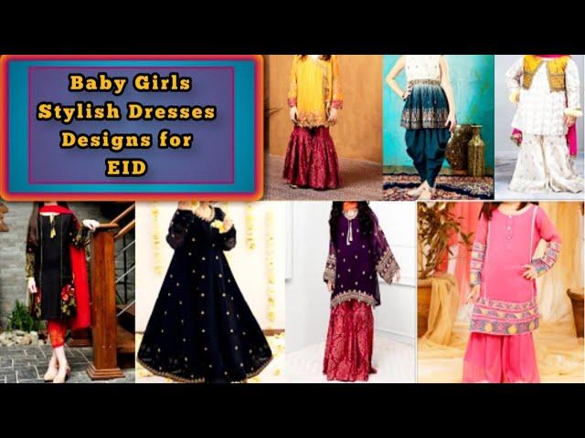 Baby Girls Dresses Designs For Eid| Stylish kids dress ideas @uniqueideas81