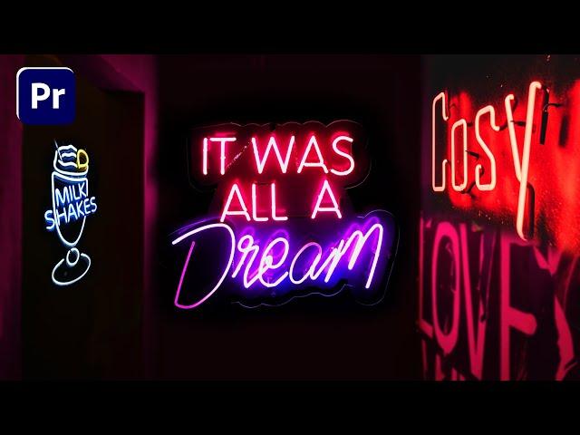 Neon Text Effect in Premiere Pro