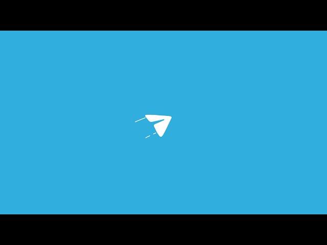 Telegram - fan logo animation.