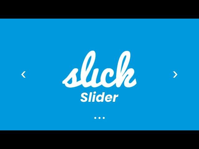 How to Use Slick Slider For Your Website | Slick Slider Examples Codepen