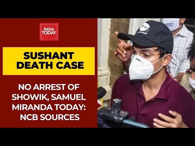 Sushant Death Case: Showik Chakraborty, Samuel Miranda Won't Be Arrested Today, Says NCB Sources