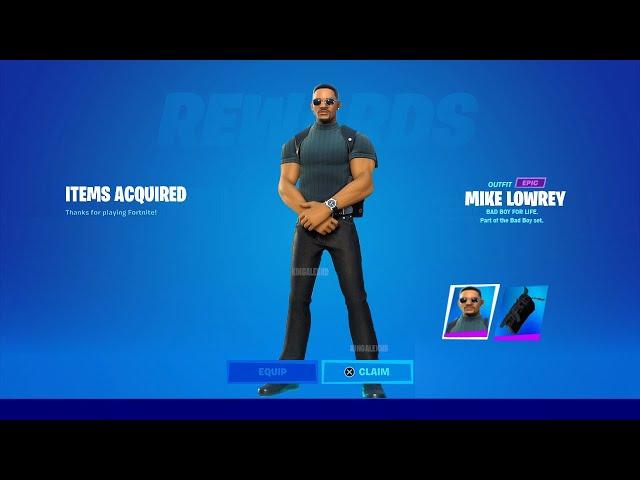 How To Get Mike Lowrey Skin NOW FREE In Fortnite! (Unlock Bad Boy Bundle!) Free Will Smith Bundle!