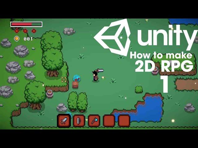 Make an 2D Top Down RPG in Unity (Part1 | Project Setup + Player Input System)