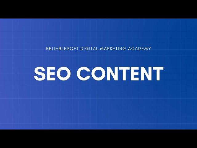 SEO Content - How to Optimize your Content For Users and Search Engines