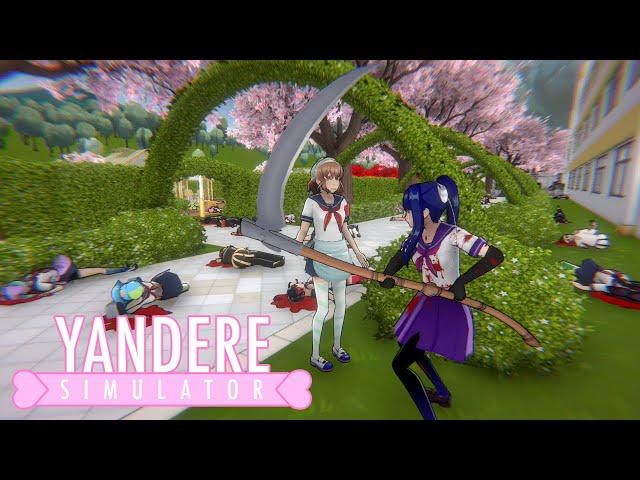 Killing Everyone with the Scythe in Amai's Week | Yandere Simulator Demo