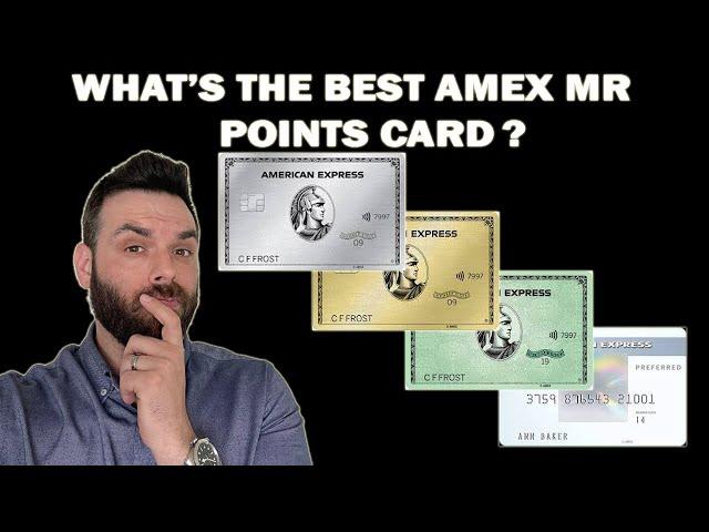 Comparing the best AMEX MR point credit cards. Platinum vs Gold vs Green vs Everyday Preferred