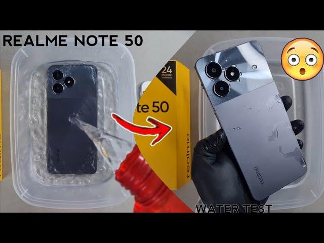 Realme Note 50 iP54 Water Test | Actually Waterproof Or Not???️️