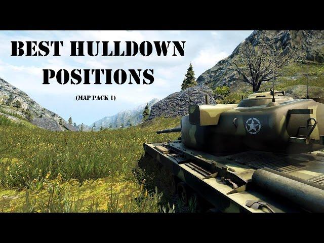 World of Tanks - BEST Hull Down Starting Positions (Map Pack 1)