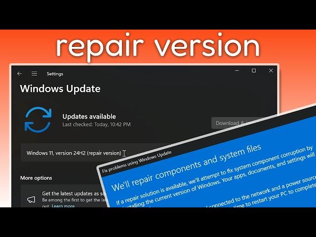 What is the Windows 11 Repair Version, and how does it work?