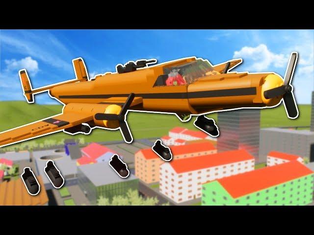 BOMBER PLANE BATTLE! - Brick Rigs Multiplayer Gameplay - Lego Plane Battle