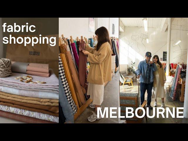 Fabric Shopping in Melbourne & Finders Keepers Market