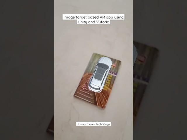 Augmented Reality Android App | Unity3d | Vuforia | Image based Target