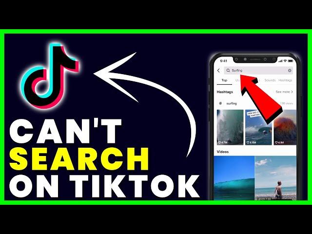 I Can't Search On TikTok (FIXED)