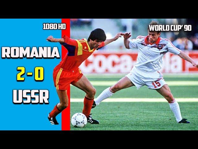 Romania vs Ussr 2 - 0 Best Of Moments & All Goals World Cup 90 HD