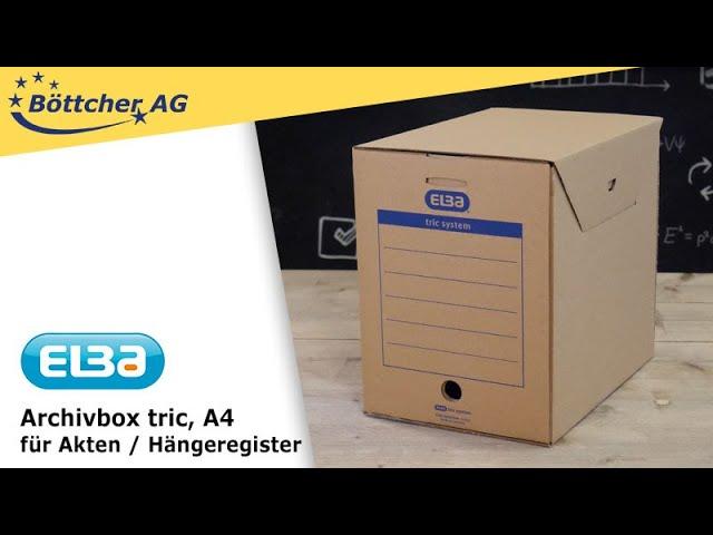 ELBA Archivbox tric system, A4