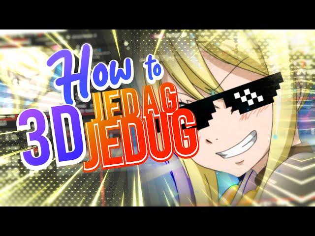 How to 3D JEDAG JEDUG - After Effect Tutorial