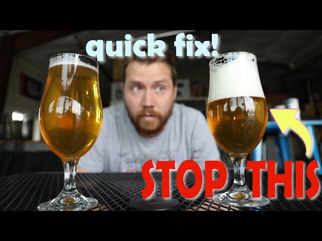 One Trick Could Solve Your Foamy Beer Issues! Kegerator Quick Fix | Draft | Draught