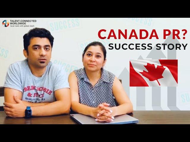 Happy Successful Canada PR Client  TCWW  Express Entry System