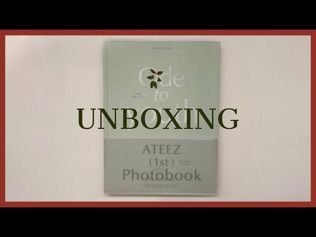 ATEEZ 1st Photobook: Ode to Youth Unboxing & Flip Through!