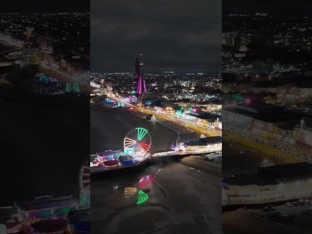 Blackpool illumination- Day to night transition   #blackpoollights #cityscapemagic