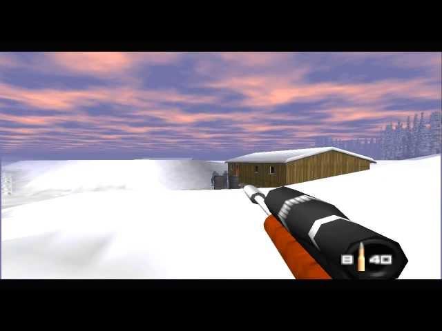 GoldenEye 007 (N64) 100% walkthrough - Mission 2, Part 1: Severnaya Installation, Siberian Plateau