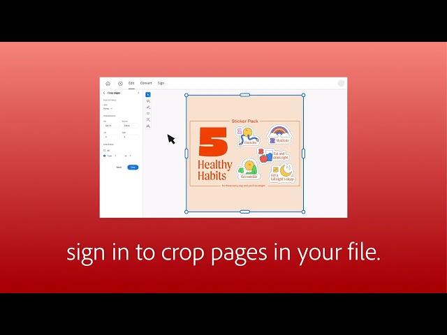 How to crop a PDF: Easily crop PDF pages online | Adobe Acrobat