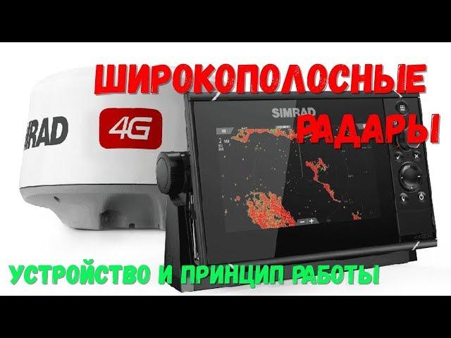 Широкополосные радары в катер. Simrad, Lowrance, B&G. Устройство и работа (перевод на Русский)