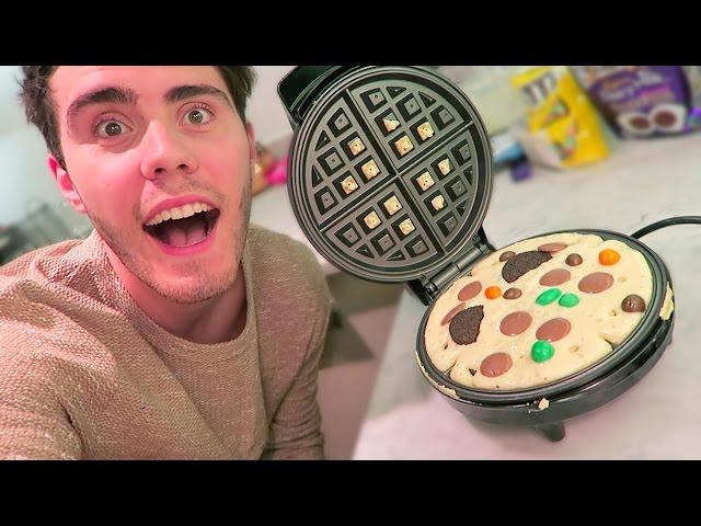 DIY OREO & CHOCOLATE WAFFLE