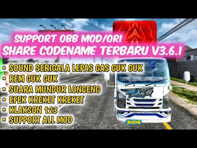 CODENAME SOUND SERIGALA LEPAS GAS GUK GUK TERBARU V3.6.1 | SUPPORT ALL MOD