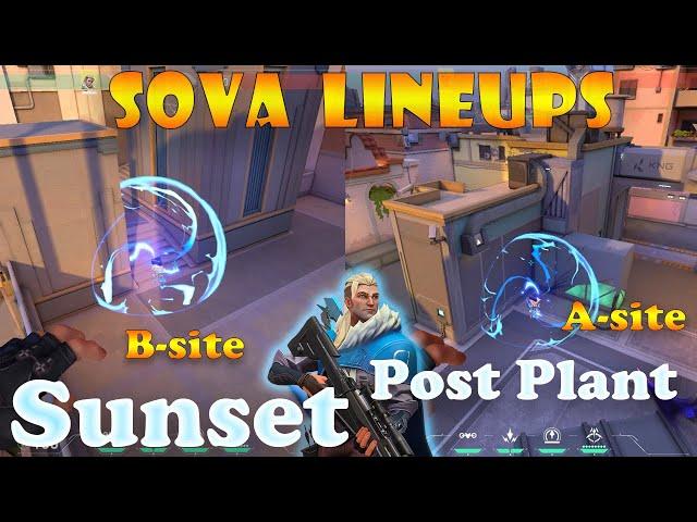 Top 10 New Sunset Sova Post Plant Lineups | Sova Lineups Sunset | Sova Shock Dart Sunset