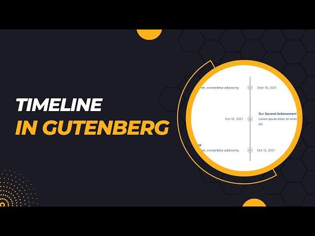 How to Create a Responsive Timeline in Gutenberg