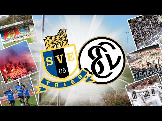 Eintracht Trier vs. SV Elversberg Testspiel in Osburg #sve #trier #elversberg #fussball #fans #vlog