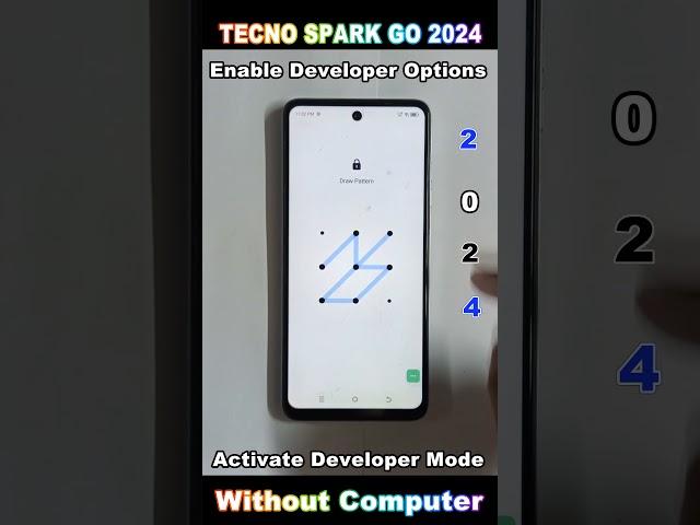 HOW TO TECNO SPARK GO 2024  ENABLE DEVELOPER OPTIONS 2024  ACTIVATE DEVELOPER MODE 2024 WITHOUT PC