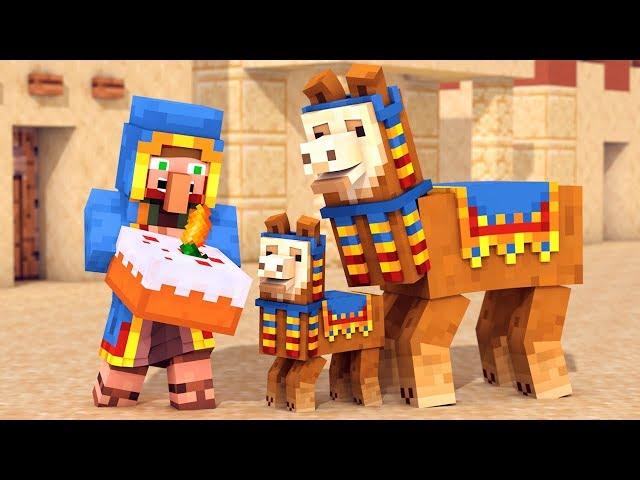 Llama & Wandering Trader Life - Minecraft Animation