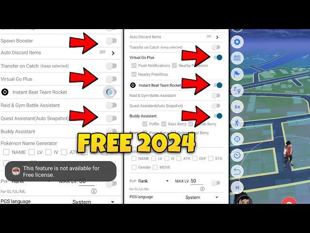 How to Get PGSharp Standard key feature for free | PGSharp useful feature for free | Pokémon go