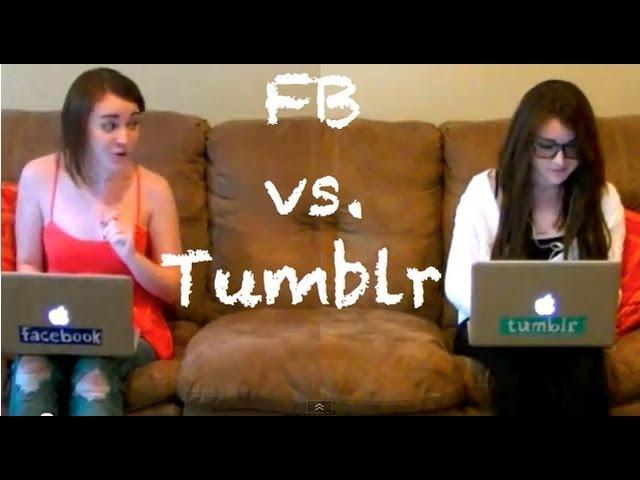 Facebook Girls Vs. Tumblr Girls