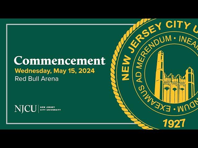 2 p.m. NJCU Commencement Ceremony