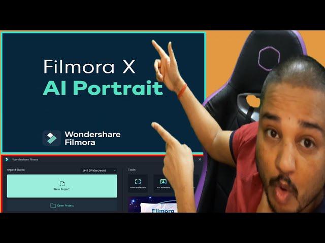 Filmora AI Portrait explained - how to use AI portrait  in your video/thumbnail | Filmora  Editor