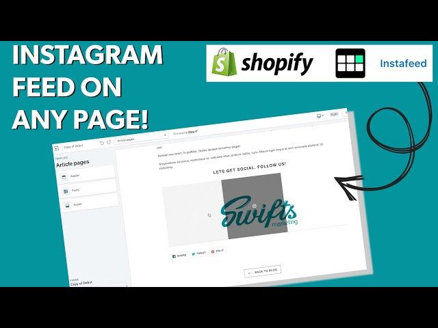 Add Instagram Feed to ANY Shopify page!