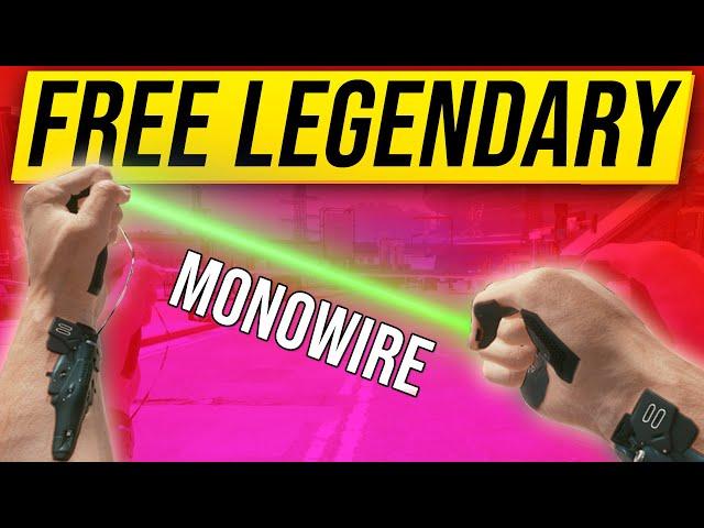 FREE Legendary MONOWIRE Blades in Cyberpunk 2077 - (How to Get Monowire Whip Cyberware Location)