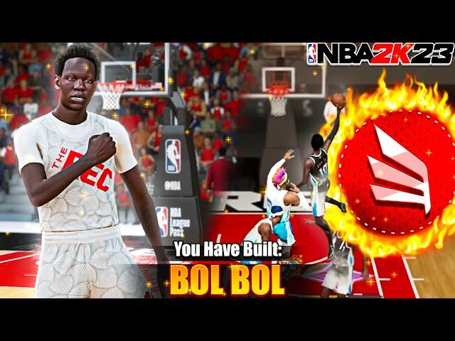 This 7' 1" Bol Bol build with SLASHING TAKEOVER is UNGUARDABLE in NBA 2K23