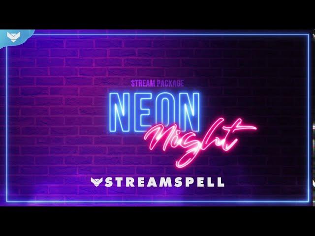 StreamSpell │ Neon Night Stream Package