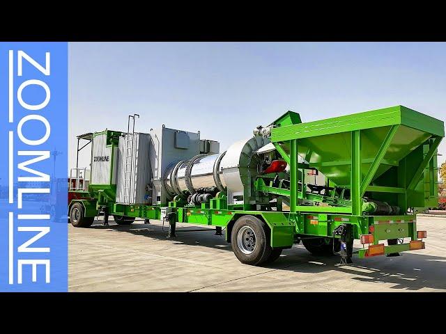 Why Should We Choose Mobile Asphalt Drum Mix Plant?