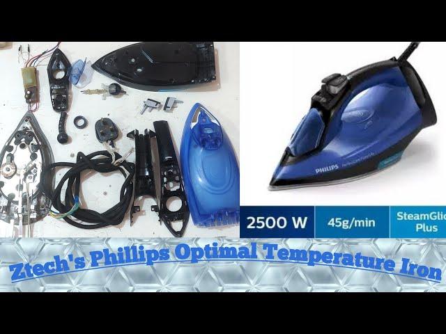 How to Repair Steam Iron | Phillips Optimal temperature | ASMR Restoration | GC 3920 | @ztechs3