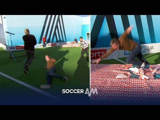 ABSOLUTE CHAOS!!   | The craziest YKTD in Soccer AM history?!! | Neville, Carragher and Bullard