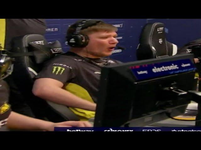 s1mple is shocked by the perfecto clutch