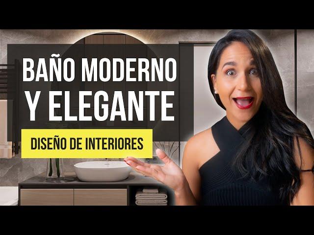 TOP 5 Ideas de diseño para BAÑOS MODERNOS | DISEÑO DE INTERIORES y Decoración